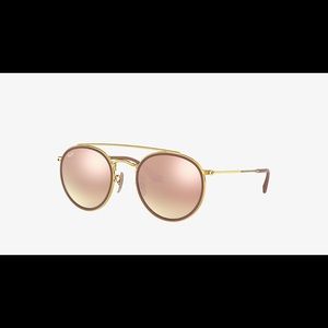 RAY BAN DOUBLE BRIDGE ROSE GOLD